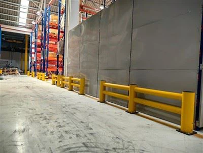 Rào chắn đường sắt ống tròn bằng nhựa
