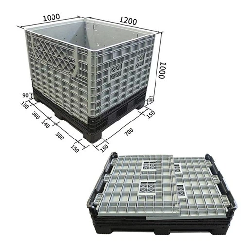Euro hộp đựng pallet nhựa lưu trữ lớn
