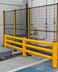 Rào chắn va chạm bằng nhựa linh hoạt cho giá đỡ kho, an toàn xe nâng và bảo vệ cuối giá