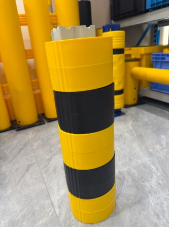 Bộ bảo vệ thẳng đứng được phân đoạn Giá đỡ kho Cột bảo vệ xe nâng Bảo vệ tác động cho giá đỡ thẳng đứng